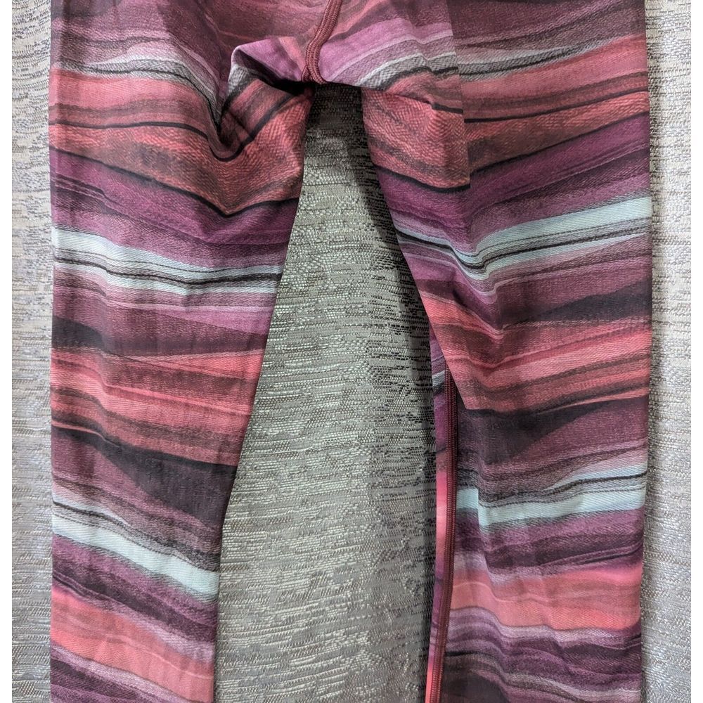 lululemon leggings 6 Multi Color Striped Inside Pocket - Picture 11 of 15